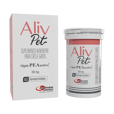 Suplemento para Cães e Gatos Aliv Pet 50mg