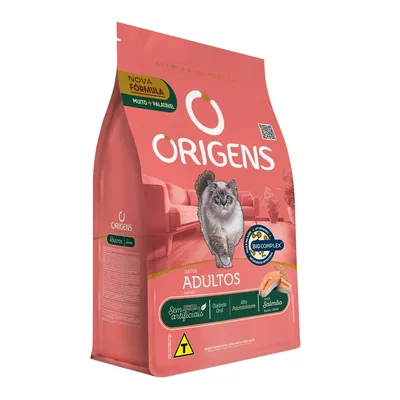 Ração Origens Gatos Adultos Salmão