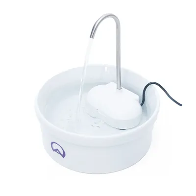 Fonte Bebedouro e Purificador Aqua Porcelain Amicus Bivolt Branca