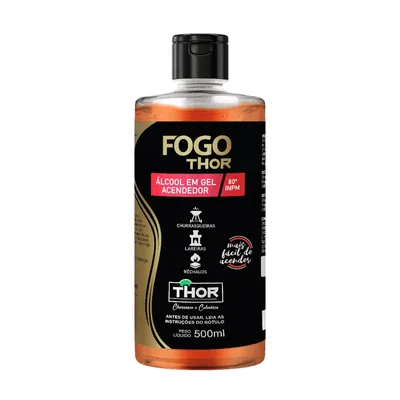 Álcool Gel Acendedor Thor