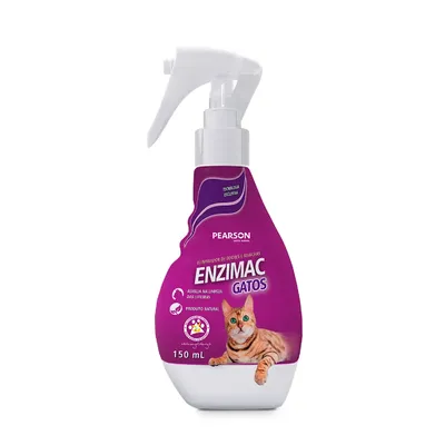 Eliminador de Odores e Manchas Enzimac Gatos