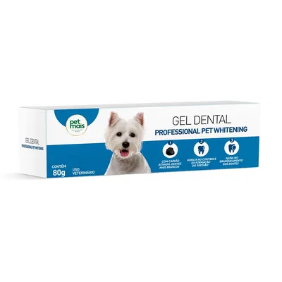 Gel Dental Pet Whitening Branqueador Petmais