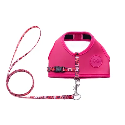 Peitoral e Guia Cat Neoprene Lovers Tchucoo