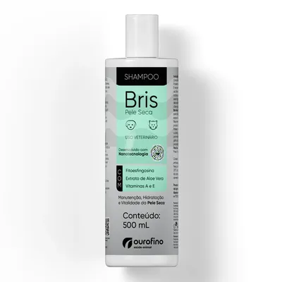 Shampoo Bris Equilíbrio Pele Seca para Cães e Gatos