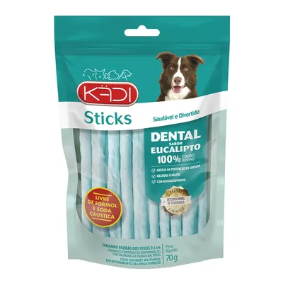 Sticks Cães Adultos Dental Eucalipto Kadi