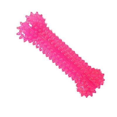 Brinquedo Mordedor Osso Odontopet Dental Petit Rosa