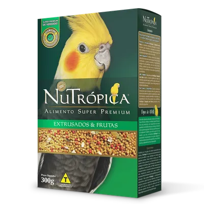 Ração Nutrópica para Calopsitas com Frutas