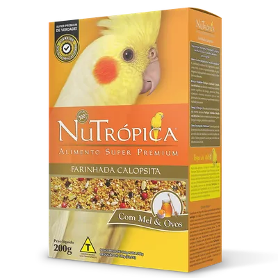 Farinhada Nutrópica para Calopsita à Base de Mel e Ovos