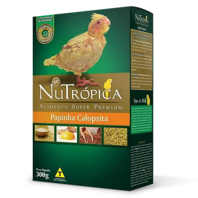 Papinha Nutrópica para Calopsita