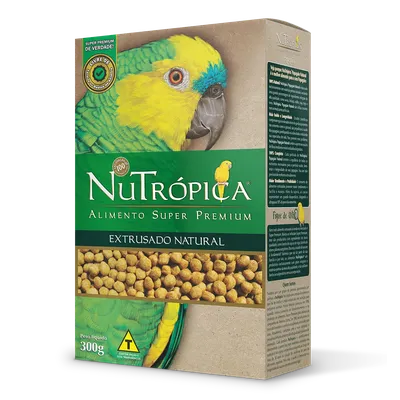 Ração Nutrópica Papagaios Extrusado Natural