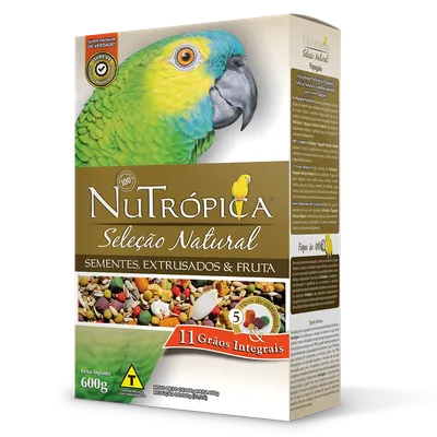 Ração Nutrópica Papagaio Seleção Natural