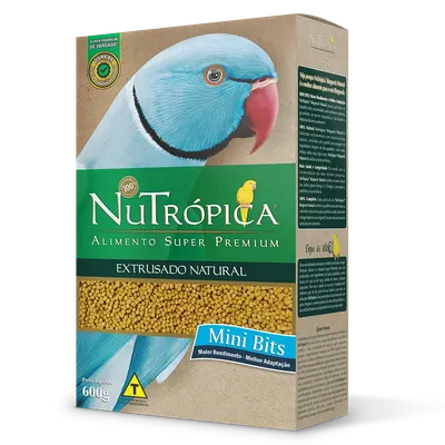 Ração Nutrópica Extrusado Natural para Ringneck