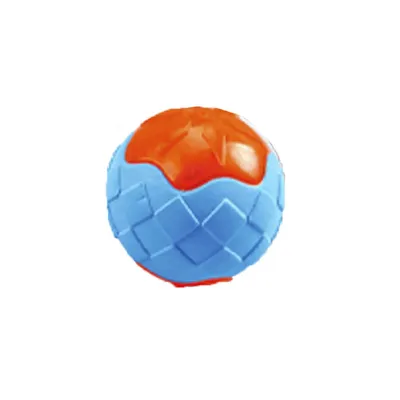 Brinquedo Bola Tex Pets Azul e Laranja