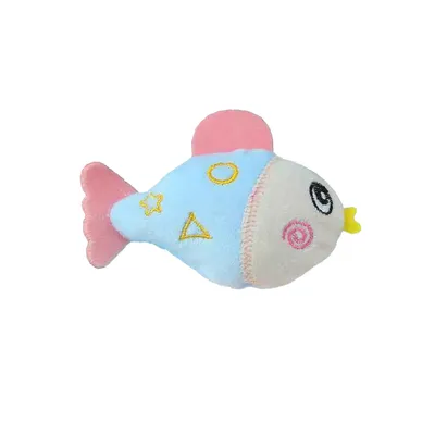 Pelúcia Peixinho com Catnip Tex Pets Azul