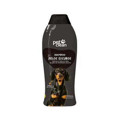 Shampoo e Condicionador Pelos Escuros Pet Clean