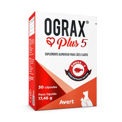 Ograx Plus 5 para Cães e Gatos Avert