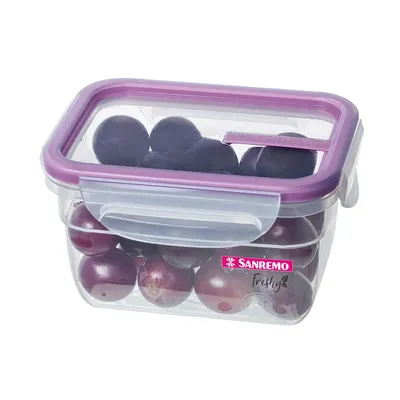 Pote Hermético com Trava Sanremo Roxo