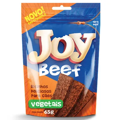 Petisco Bifinho Joy Beef Vegetais