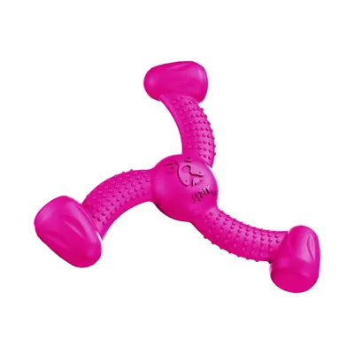 Brinquedo Mordedor Rokka Stark Pet Rosa