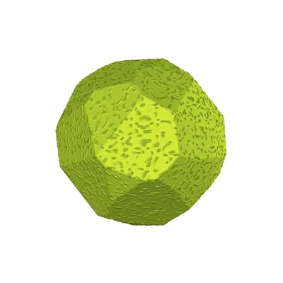 Brinquedo Bola Maciça Rocky Ball Stark Pet Verde