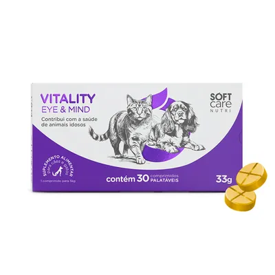 Suplemento Alimentar Soft Care Nuti Vitality Eye & Mind