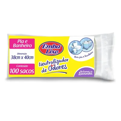 Saco para Lixo Neutralizador de Odores Pia e Banheiro Embalixo
