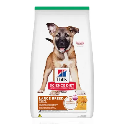 Ração Hill's Science Diet Cães Filhotes Raças Grandes Sabor Frango