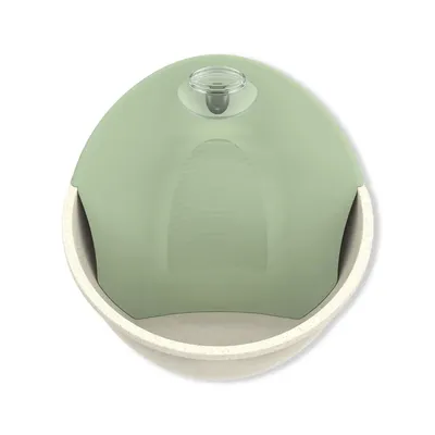 Bebedouro Fonte Petit Bivolt Plast Pet Mármore e Verde