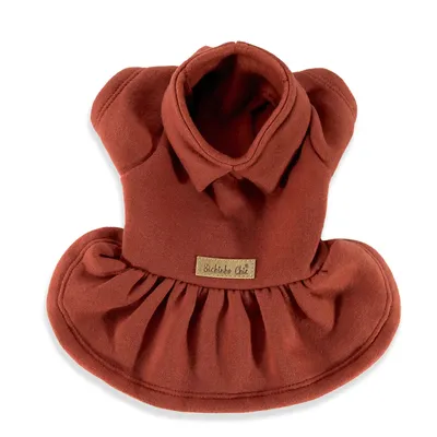 Vestido de Moletom Bichinho Chic Terracota