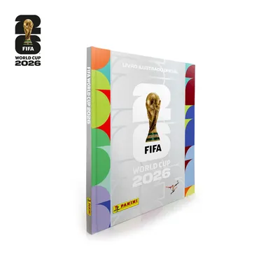 Álbum Capa Dura Prata para Figurinhas da Copa Panini