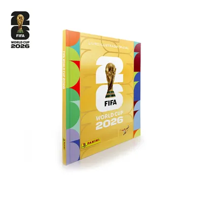 Álbum Capa Dura Ouro para Figurinhas da Copa Panini