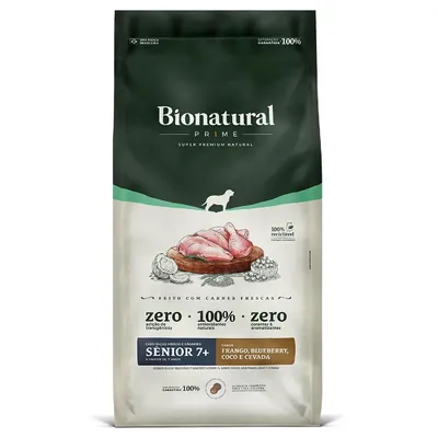 Ração Bionatural Prime Cães Sênior 7+ Raças Médias e Grandes Frango