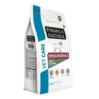 Ração Fórmula Natural Vet Care Hipoalergênica Cães Mini e Pequeno