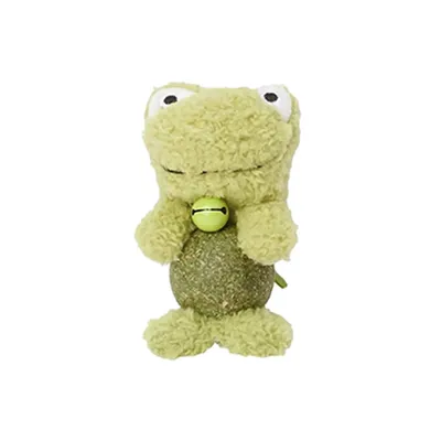 Brinquedo Sapo de Pelúcia com Catnip Flicks