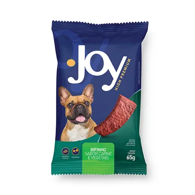 Petisco Bifinho Joy Beef Carne e Vegetais