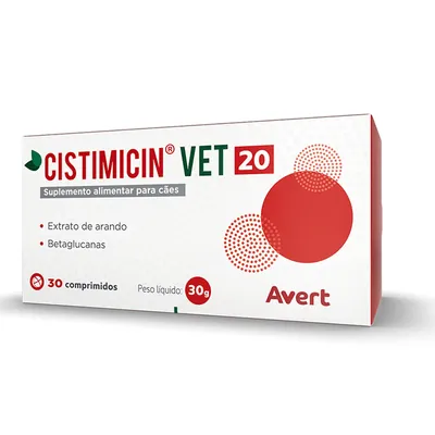 Cistimicin Vet 20 Suplemento Alimentar para Cães