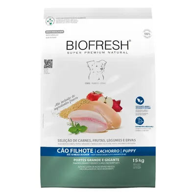 Ração Biofresh Cães Filhotes Raças Grandes e Gigantes