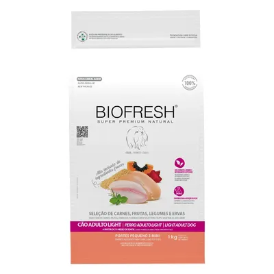 Ração Biofresh Light Cães Adultos Raças Pequenas e Minis