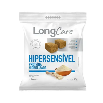 Petisco LongCare Hipersensível para Cães Adultos Proteína Hidrolisada