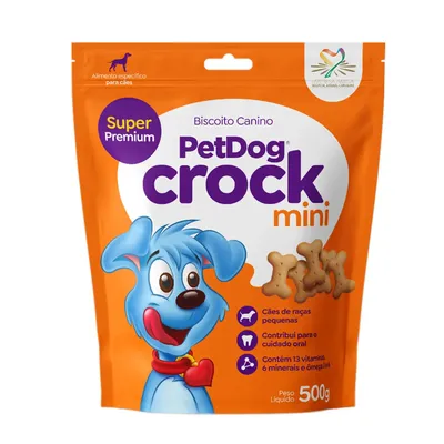 Biscoito Crock Mini para Cães PetDog