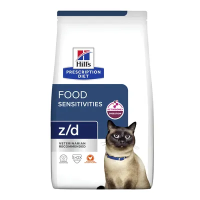 Ração Hill's Prescription Diet Z/D Gatos Adultos Alergias Alimentares e da Pele