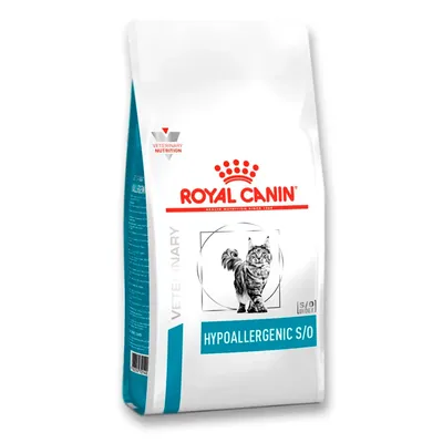 Ração Royal Canin Veterinary Diet Hypoallergenic para Gatos Adultos com Sensibilidades Alimentares