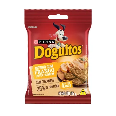 Petisco Cães Doguitos Rodízio Frango Purina