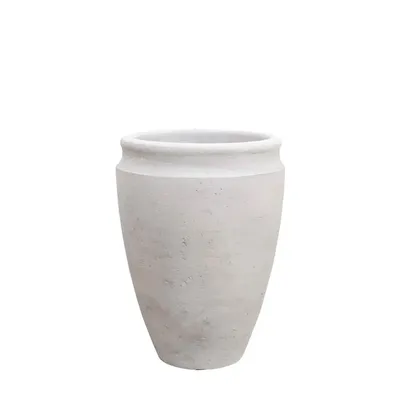 Vaso Antique Japi Cimento Queimado