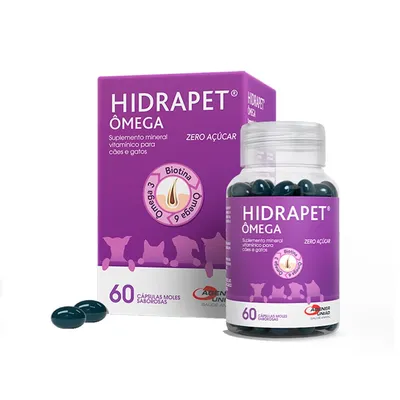 Suplemento Mineral Vitamínico Hidrapet Ômega Zero Açúcar