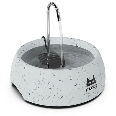 Fonte para Gatos Fuzz Mármore Cinza
