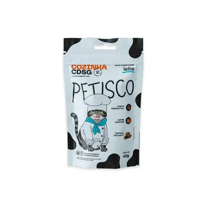 Petisco Nugget para Gatos Leite Cansei de Ser Gato