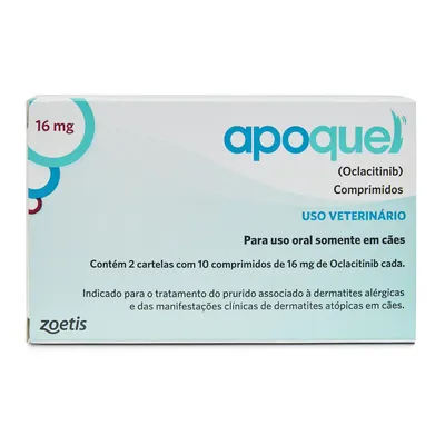 Apoquel 16 mg - Tratamento para coceira em Cães