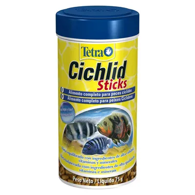 Ração Cichlid Sticks para Ciclídeos Tetra