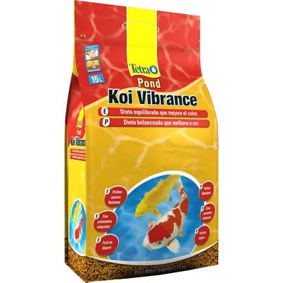Ração Pond Koi Vibrance para Kinguios e Carpas Tetra